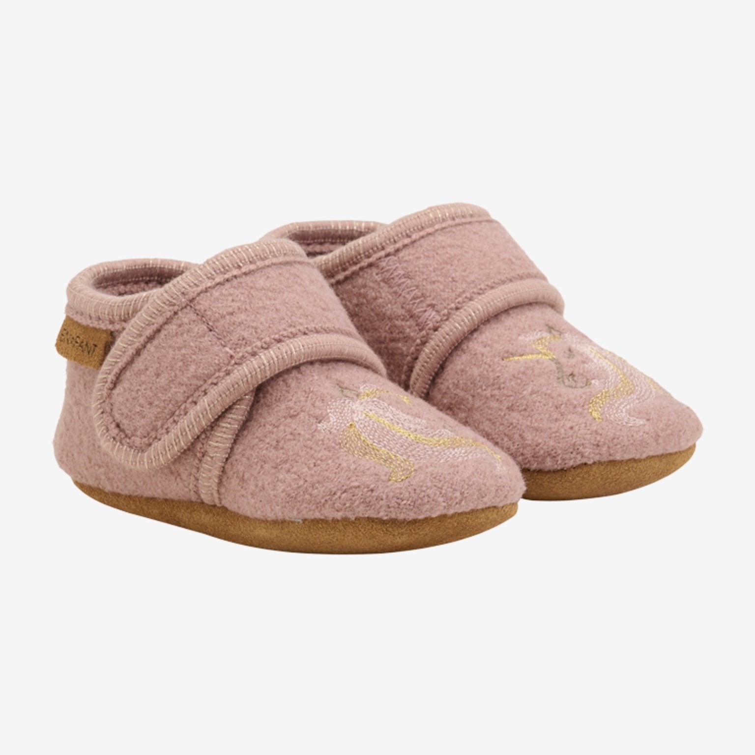 Babyslofjes rose borduur - Charly's