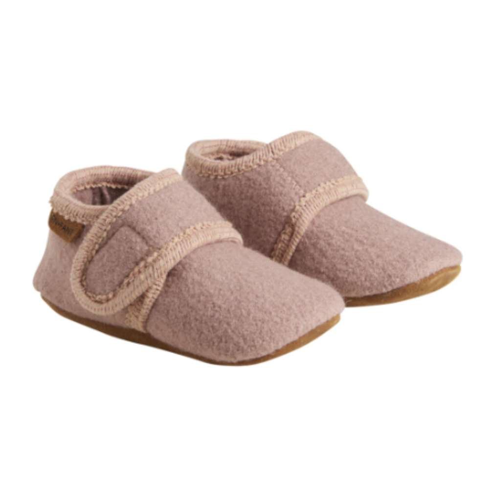 Babyslofjes wool rose - Charly's