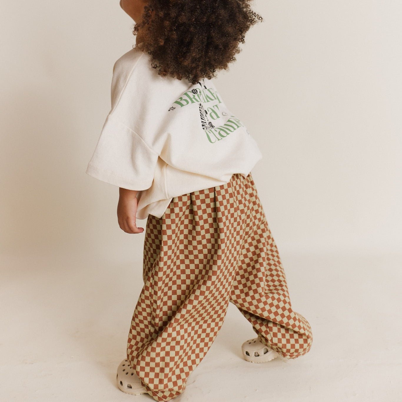 Brick check broek - Charly's