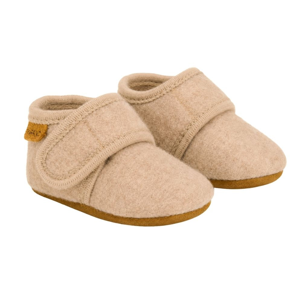 Babyslofjes wool beige limited edition