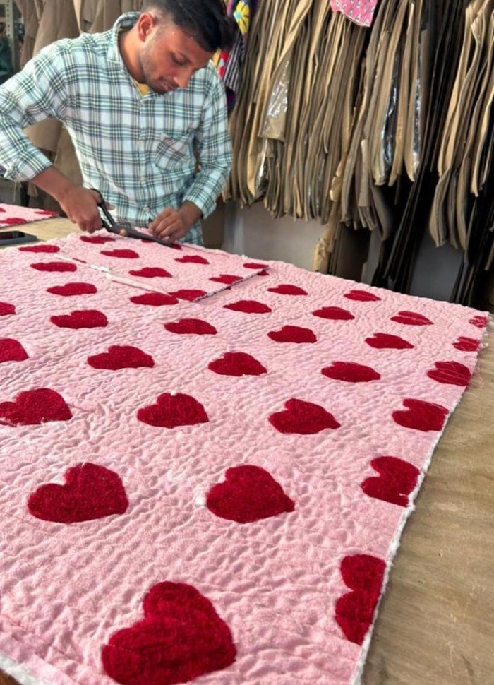 Honey mini quilted suzani Vest - Charly's