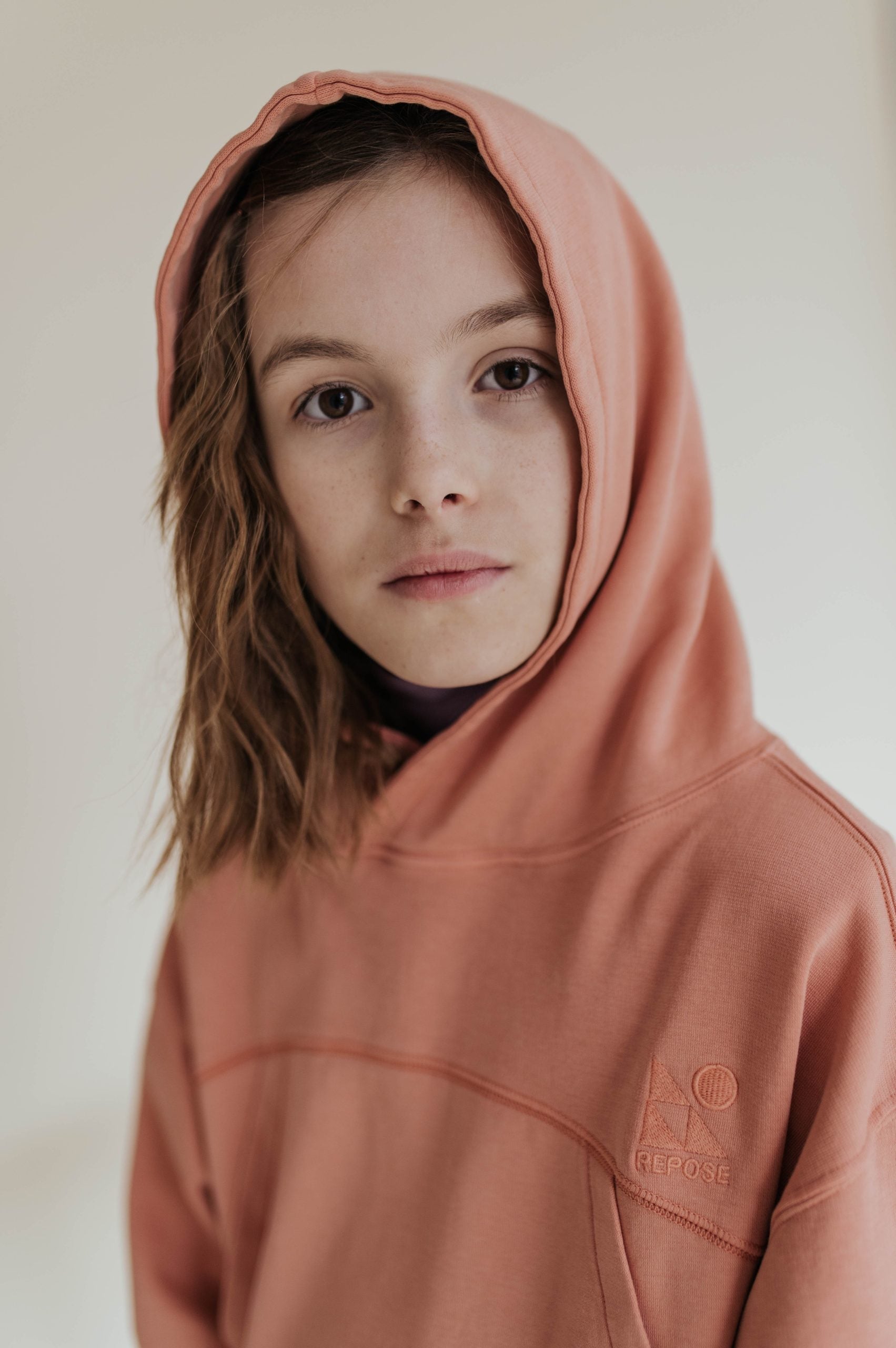 Hoodie - Dusty coral - Charly's