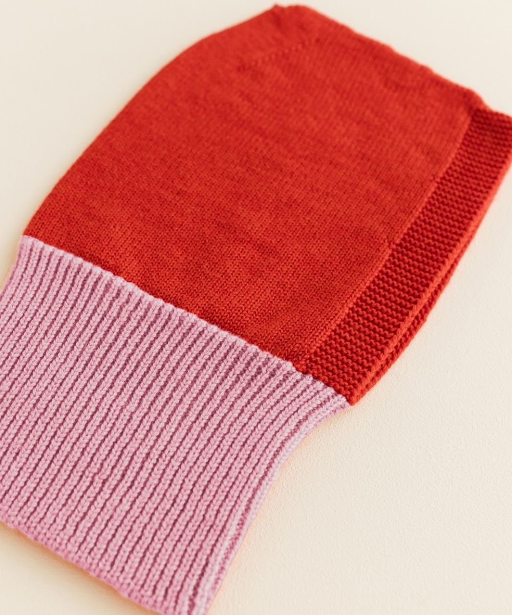 Balaclava eddy cotton candy red