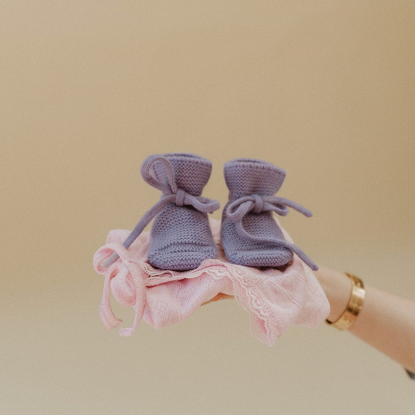 Romper rose pointelle