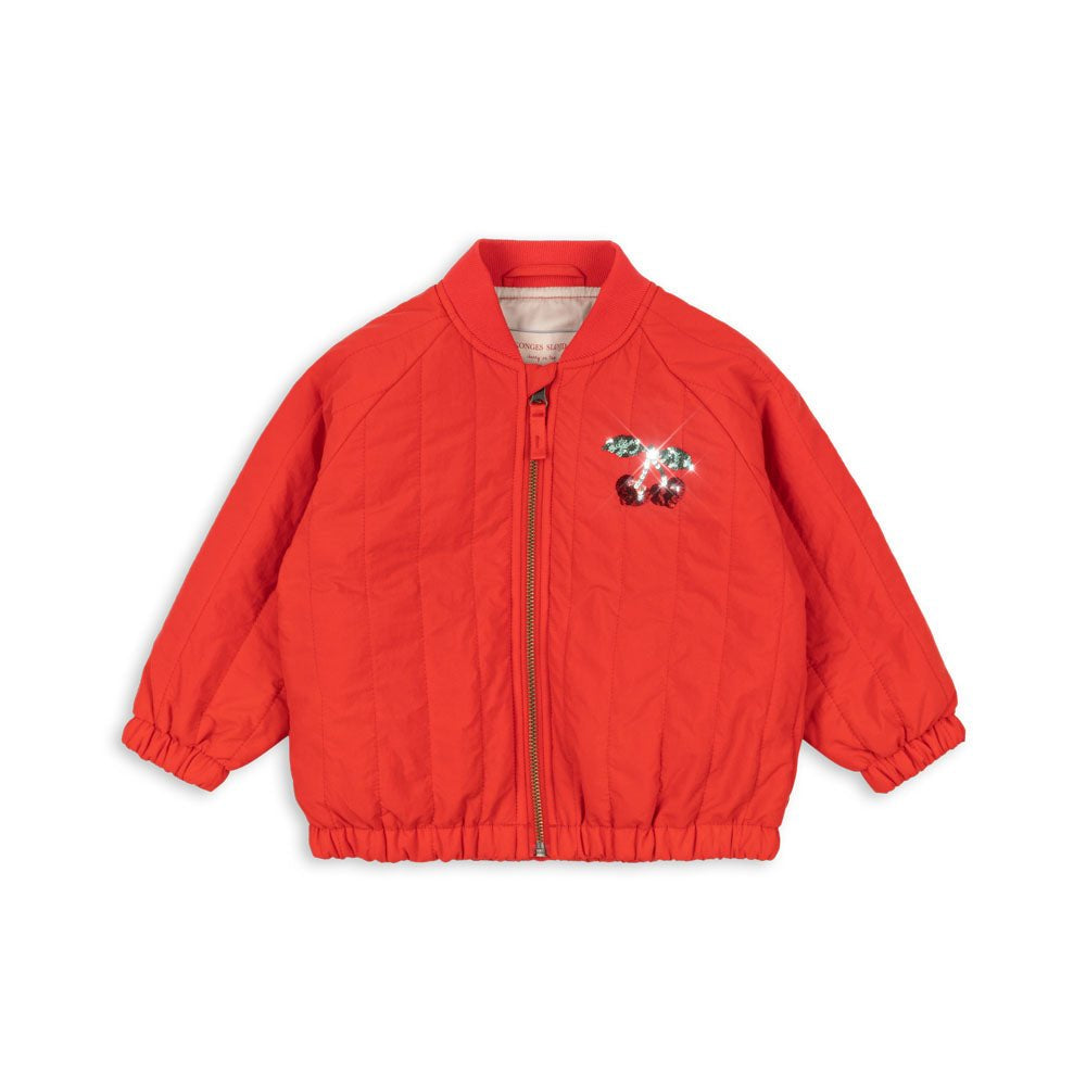 Juno bomber red fiery sequin - Charly's