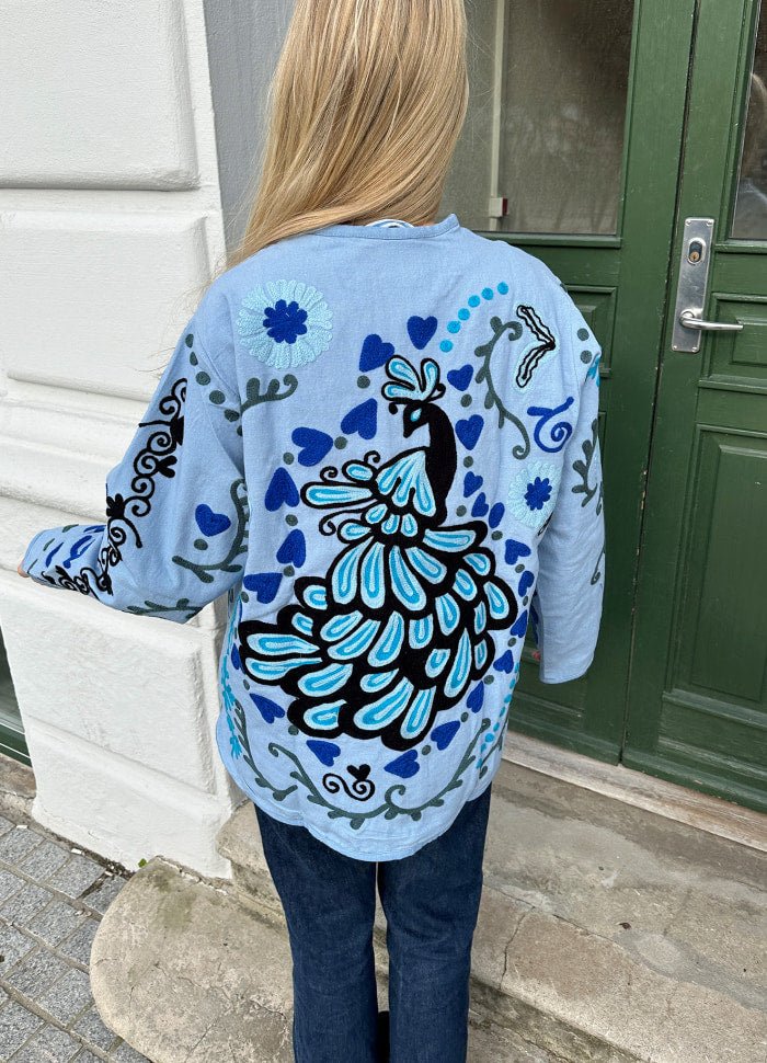 Maggie Suzani Love Jacket Blue - Charly's