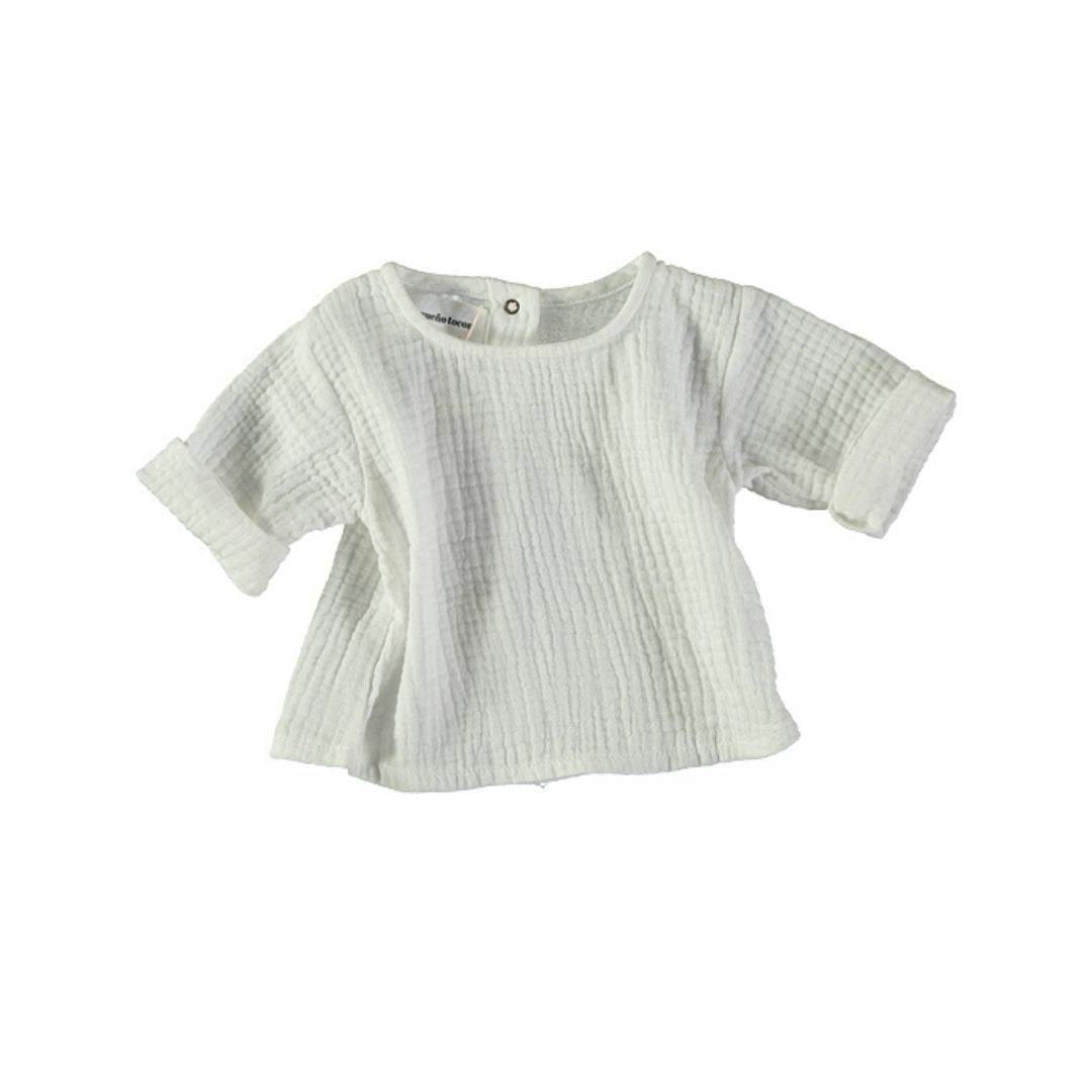 Muslin shirt blauw - Charly's