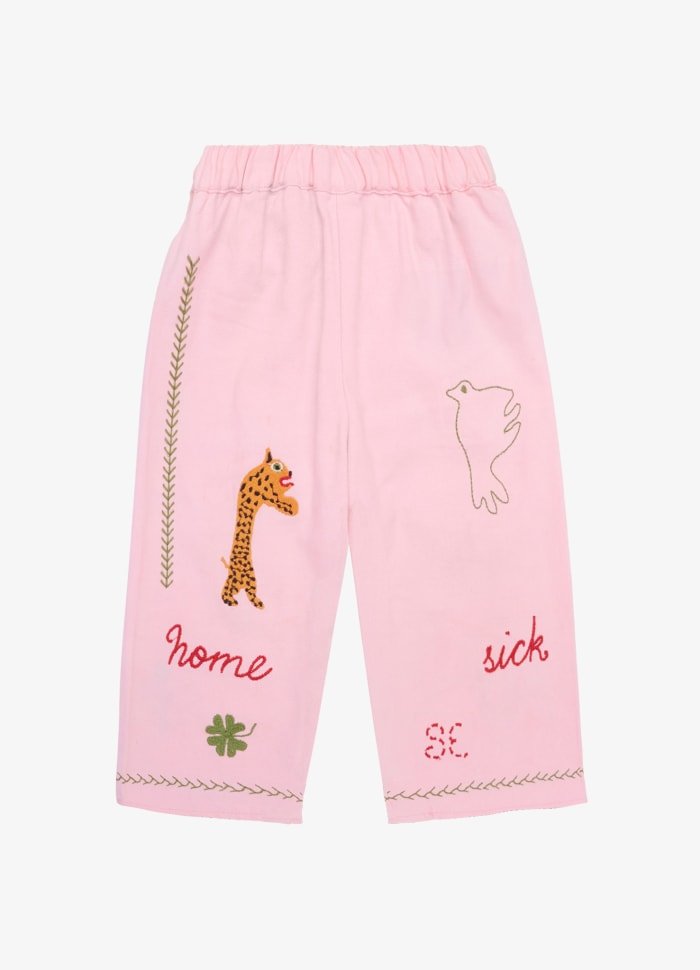 Oda MINI Organic Cotton Pants Rose - Charly's