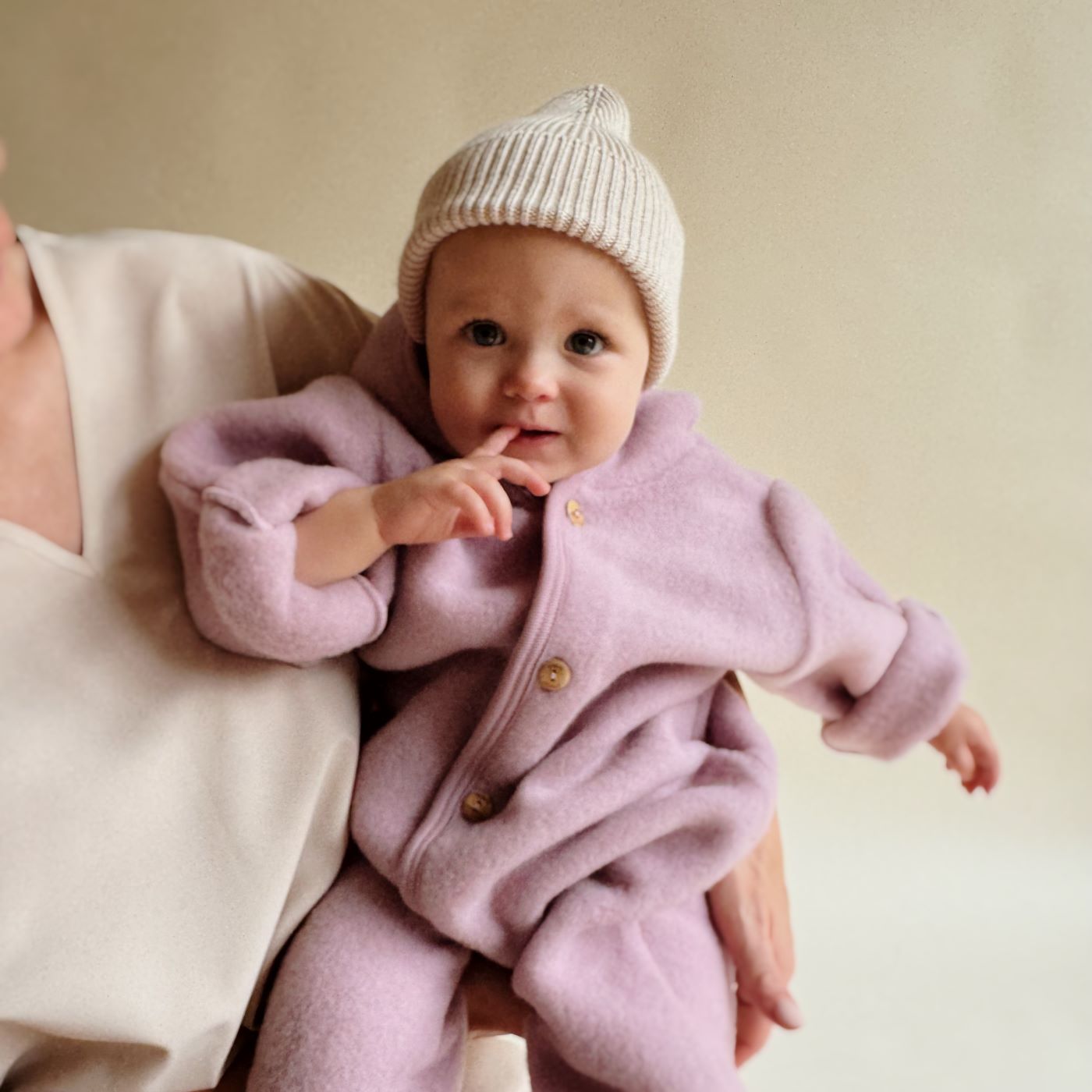 Overall wolfleece rose - Charly's