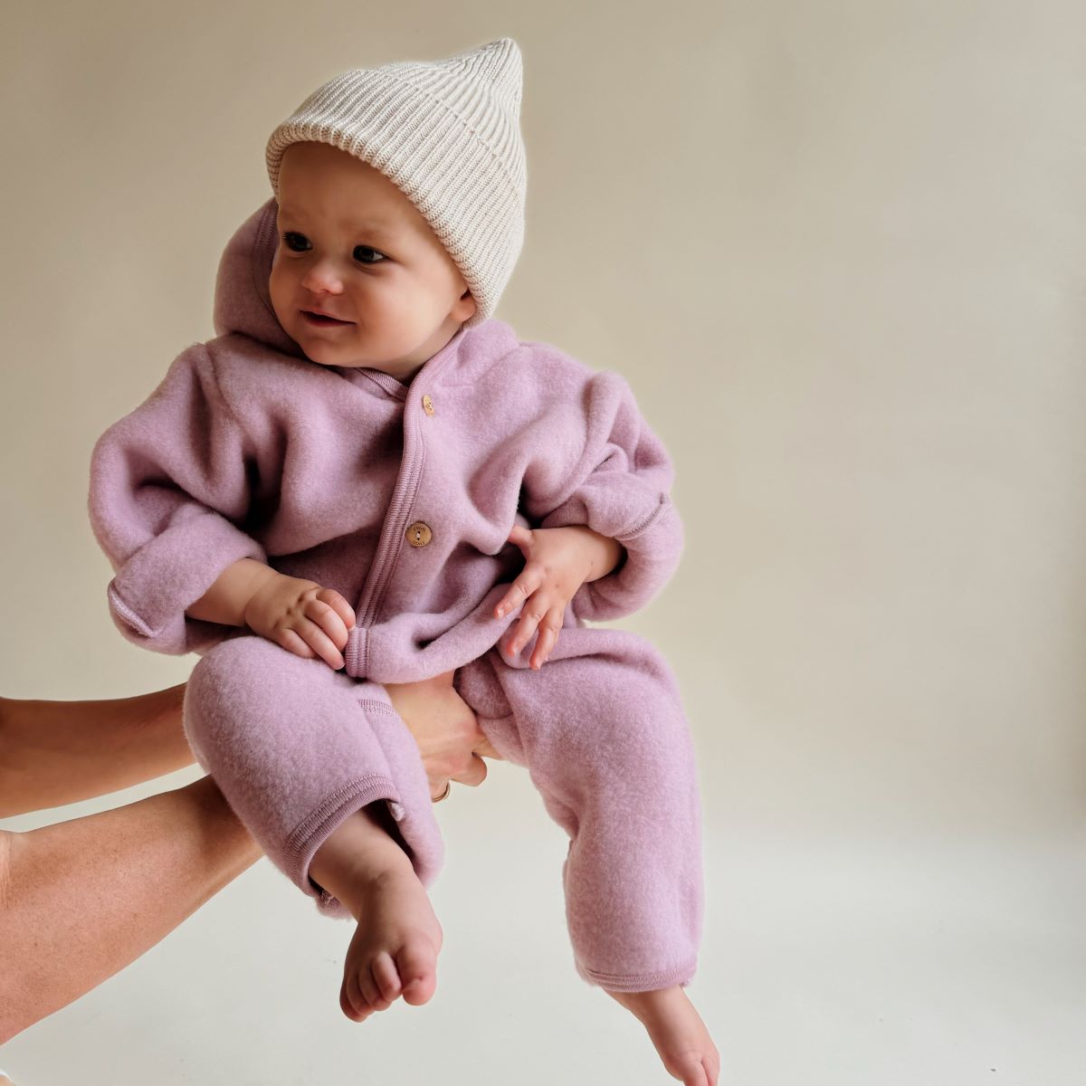 Overall wolfleece rose - Charly's