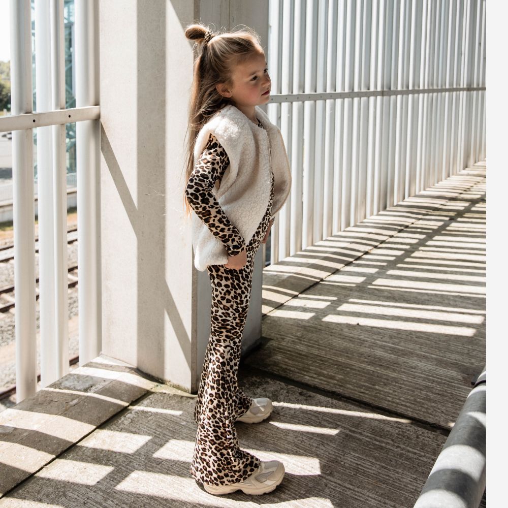 Panter lover flared legging - Charly's