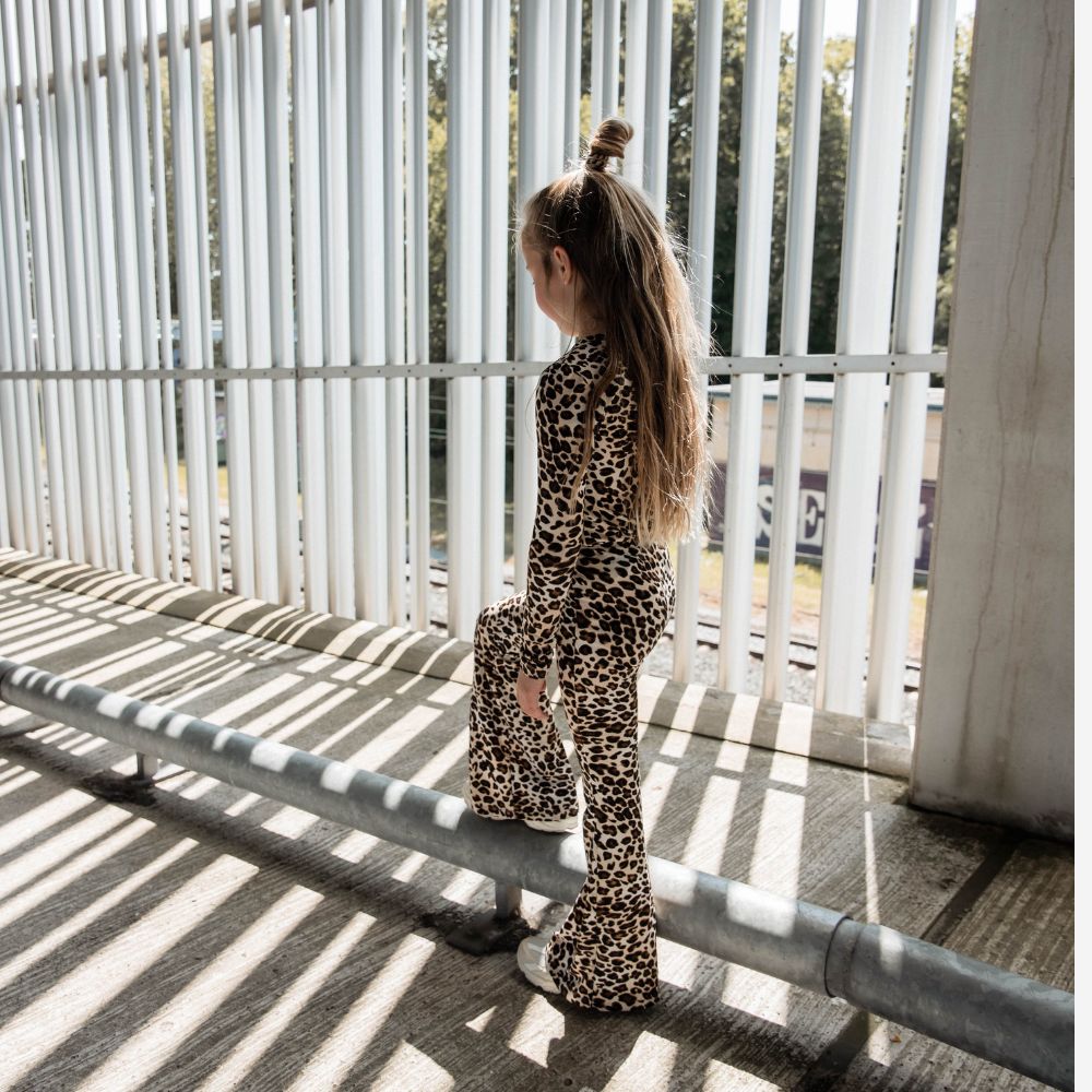 Panter lover flared legging - Charly's