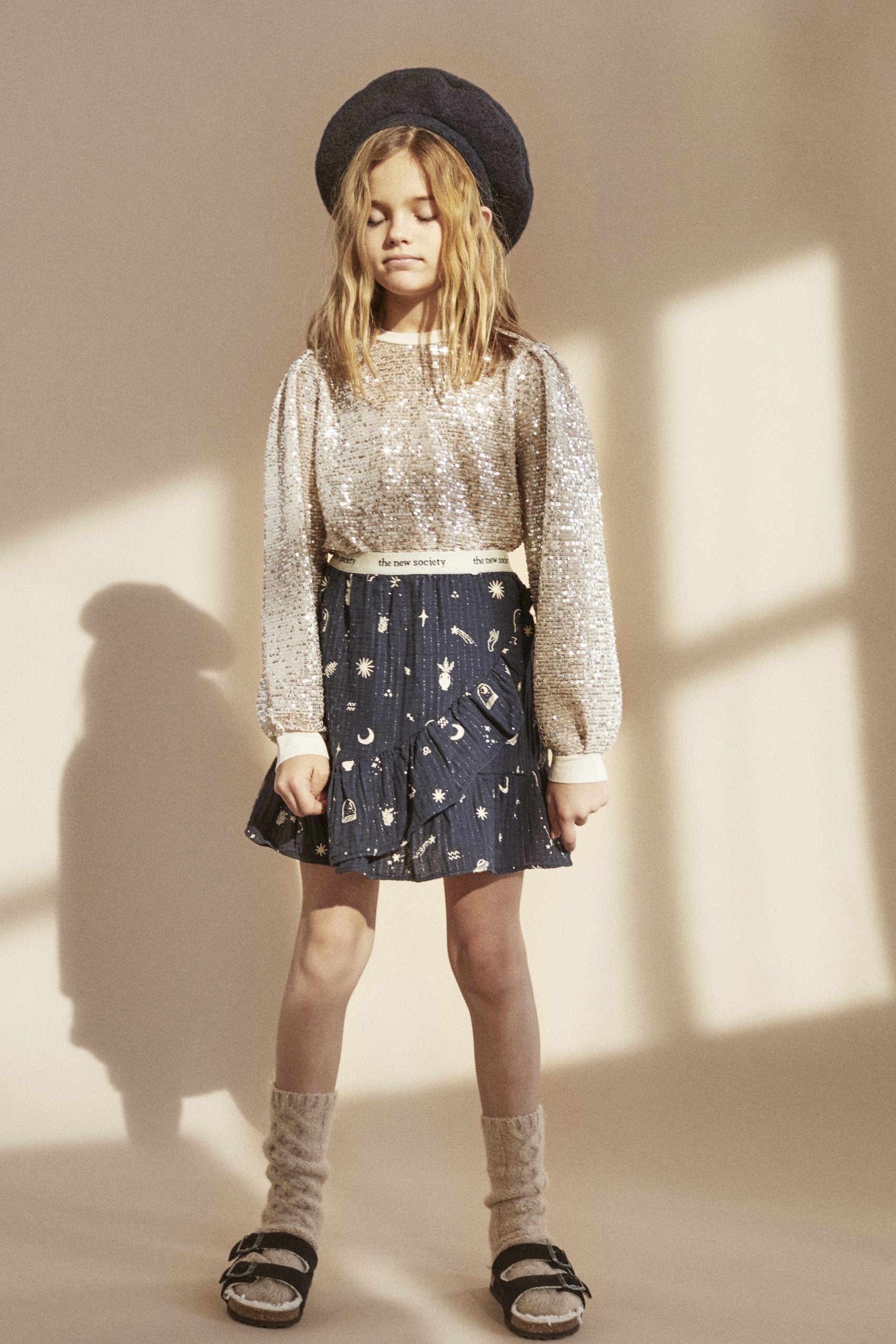 PAOLA SKIRT - COSMOS PRINT - Charly's