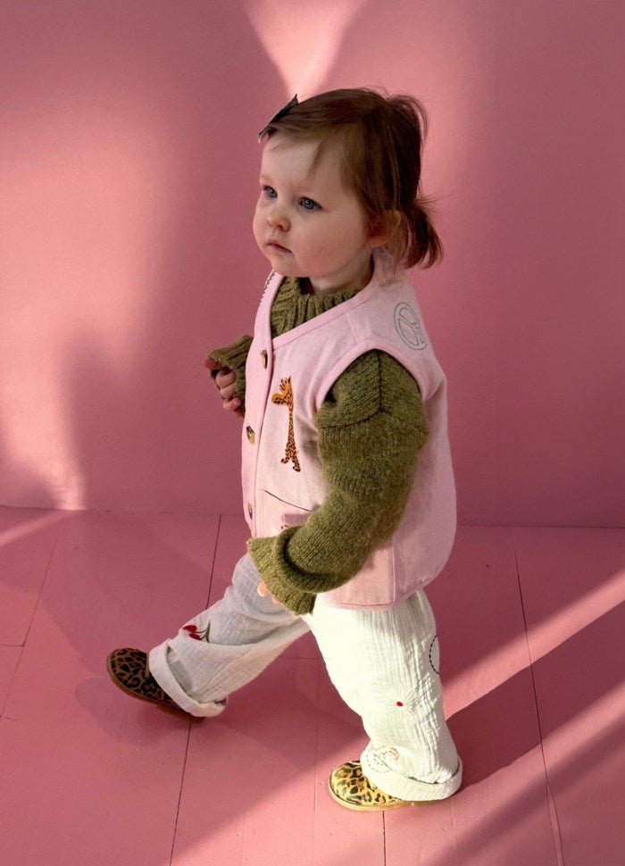 PRE - ORDER Ellie MINI Vest Pink - Charly's