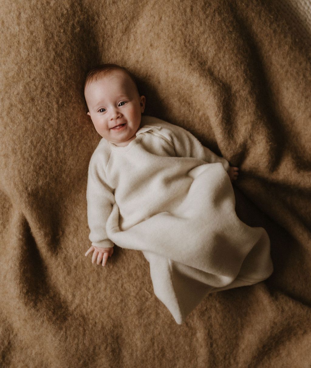 Slaapzak wolfleece naturel - Charly's