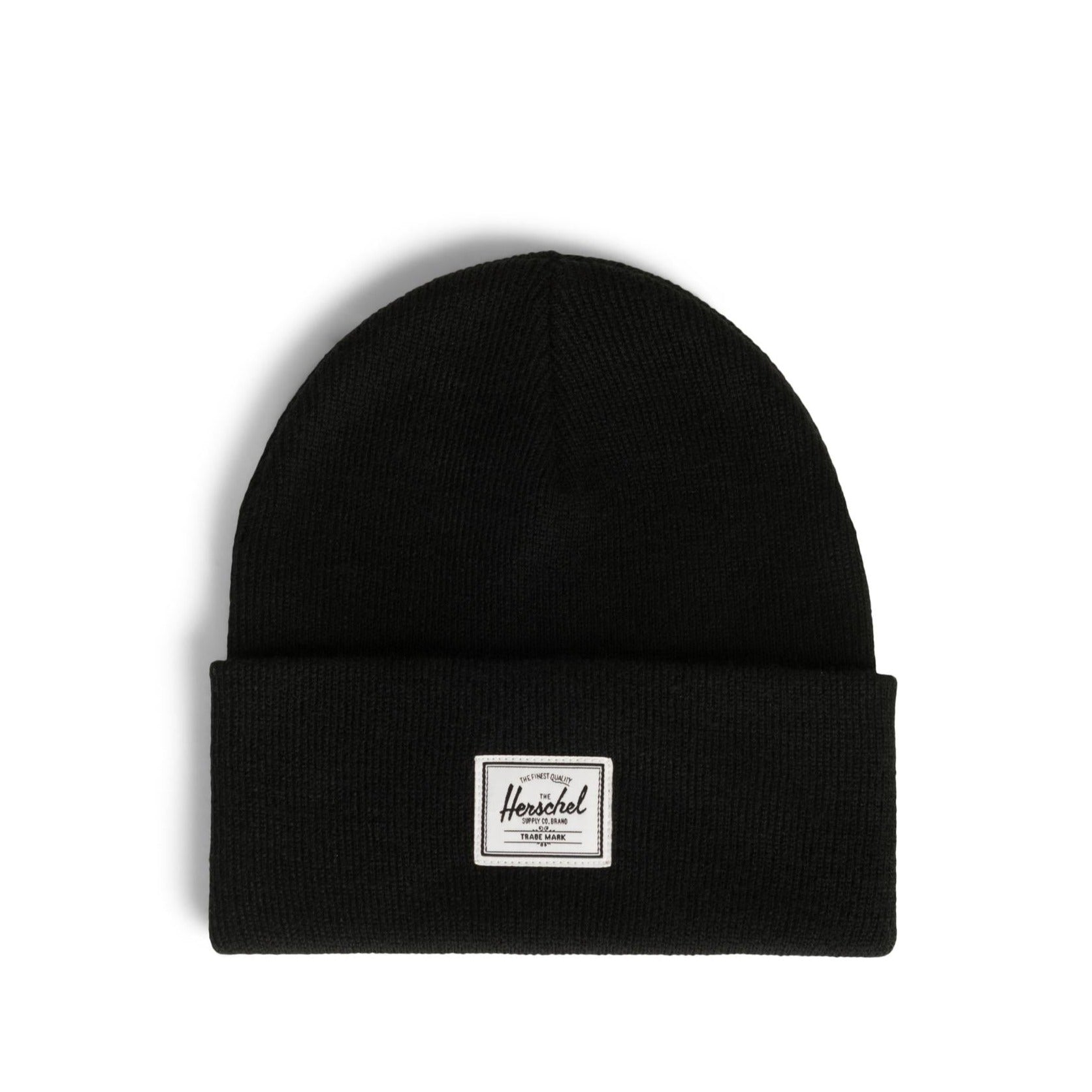 Beanie muts voor kinderen en volwassene in de kleur zwart van Herschel.