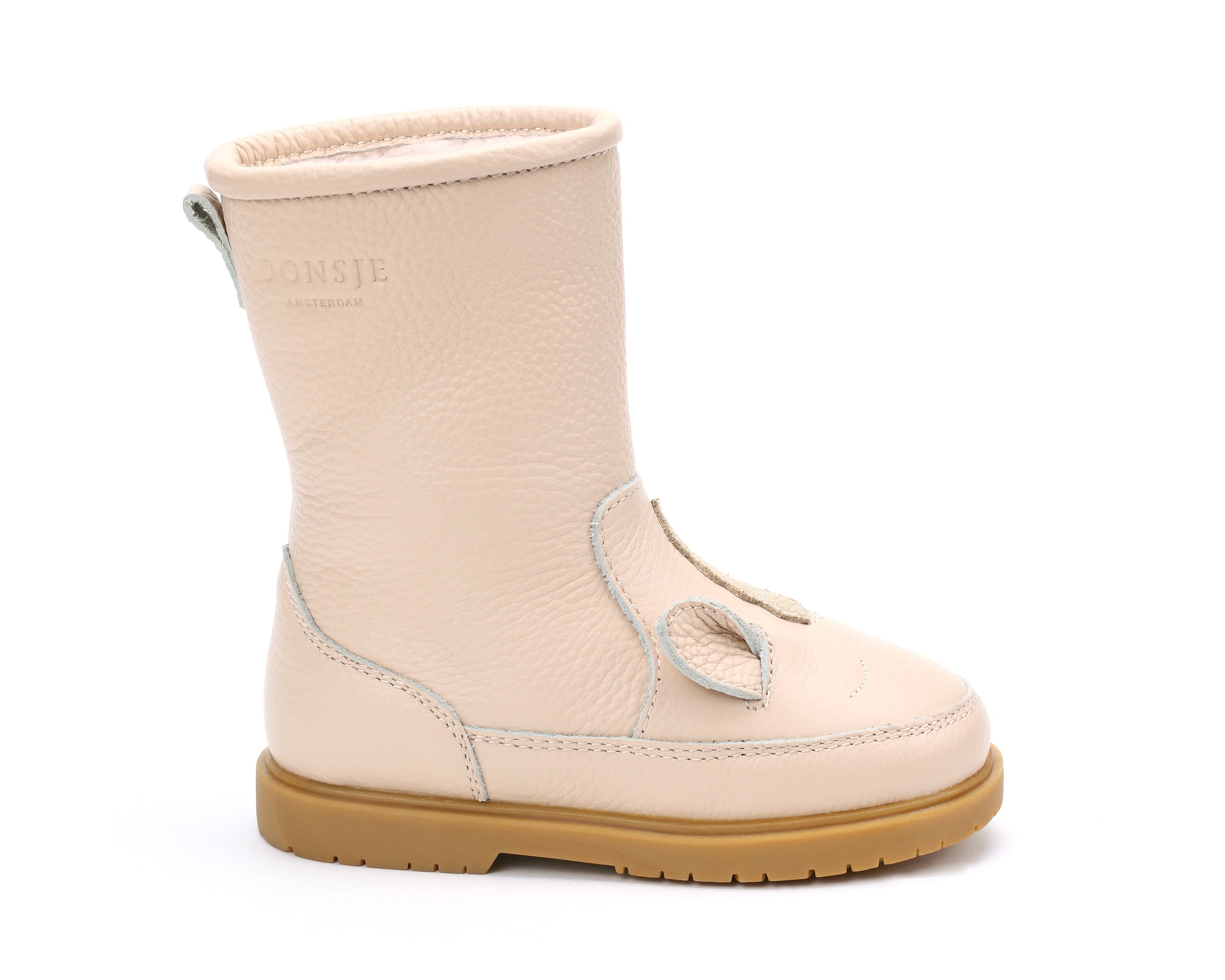 Leren boots voor kinderen met op de punt een unicorn van Donsje