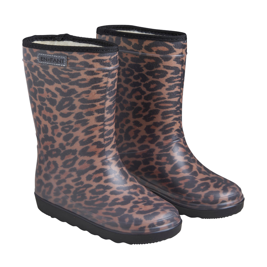 Thermoboots Leopard Brown Kids & Adults