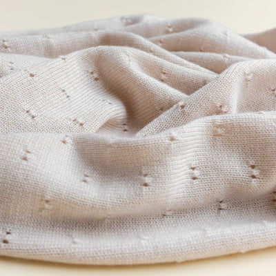 Gebreide deken voor baby's / kids in Off White van HVID.