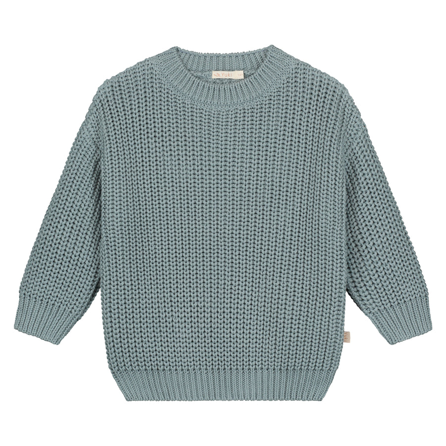 Yuki Knitted Sweater | Ocean