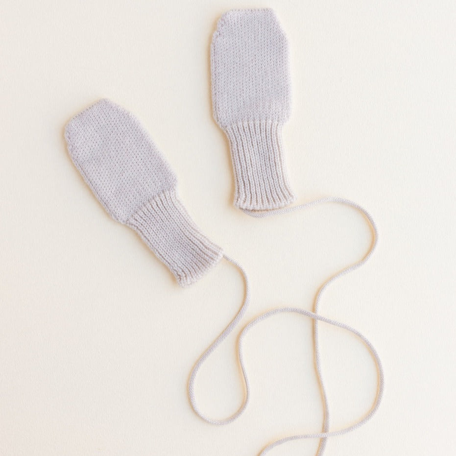 Gebreide handschoenen voor baby's / kinderen in de kleur of white van HVID.