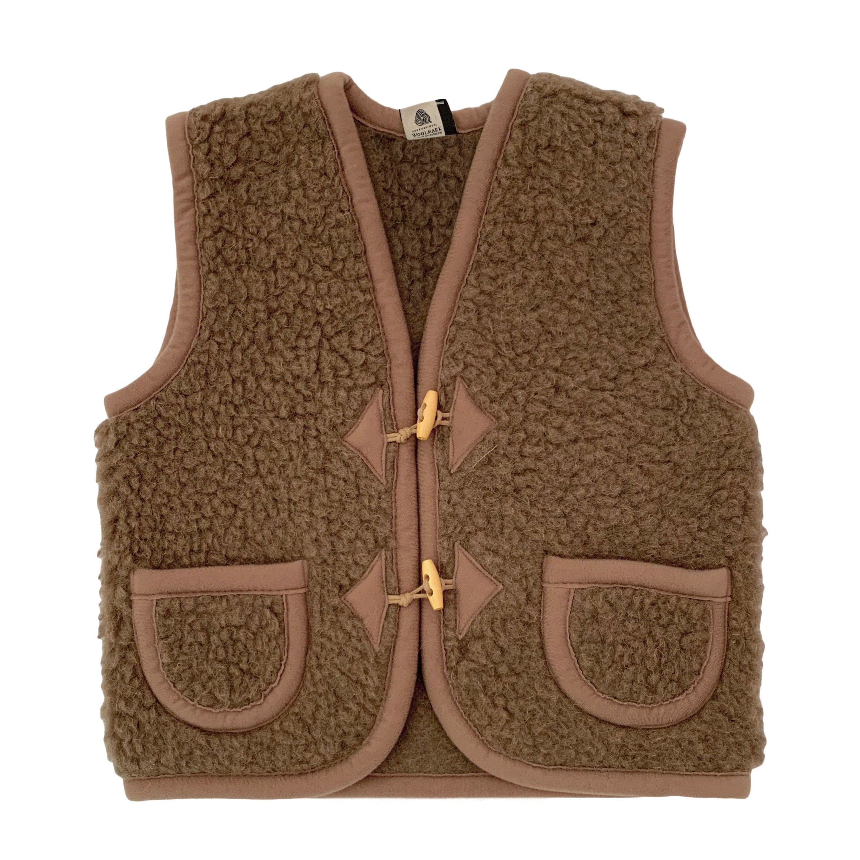 Bodywarmer junior bark - Charly's
