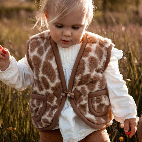 Bodywarmer junior giraf - Charly's