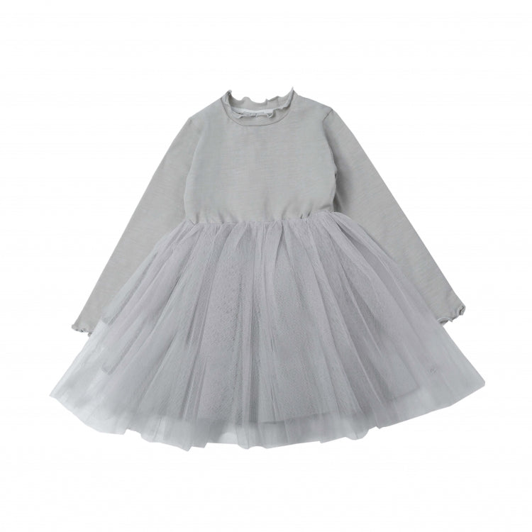 Jurkje gemaakt van tule in de levender grey voor meisjes (kinderen) van Donsje.