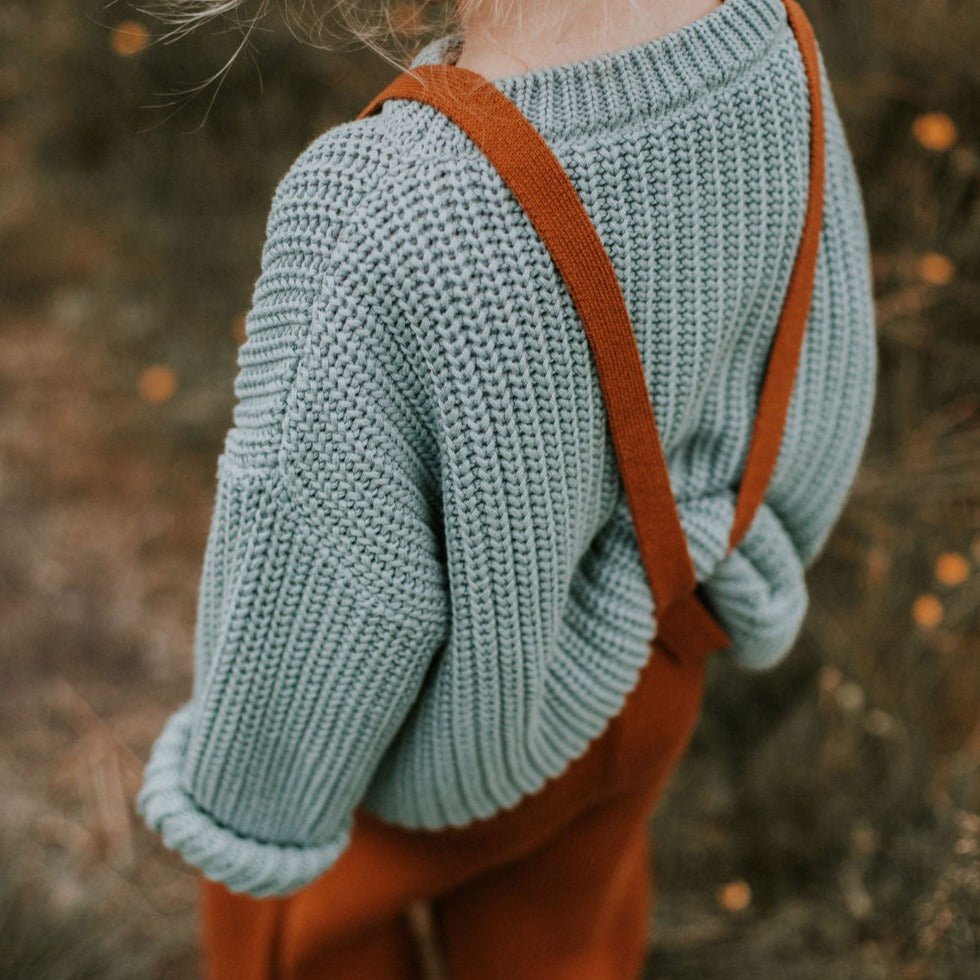 Yuki knitted trousers rust - Charly's