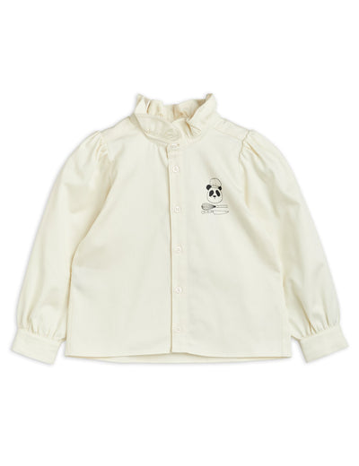 Chef panda woven blouse