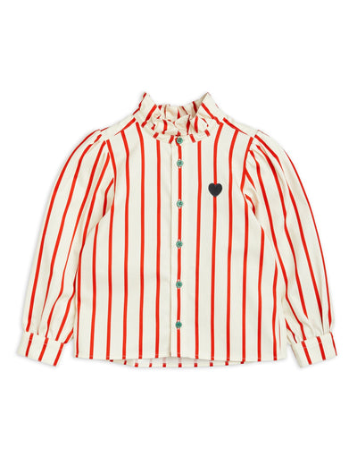 Stripe woven blouse