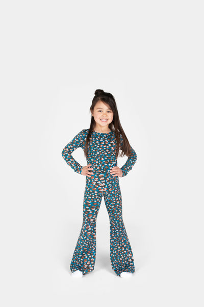 Scatchy Dots Longsleeve | Blauw