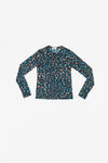 Scatchy Dots Longsleeve | Blauw