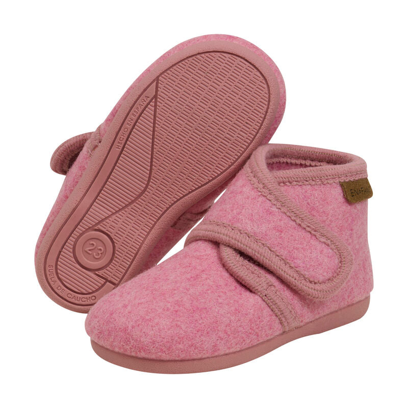 Babyslofjes wool Enfant met klittenband sluiting voor baby's