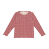 Rib Long Sleeve Tee Girls Hearts