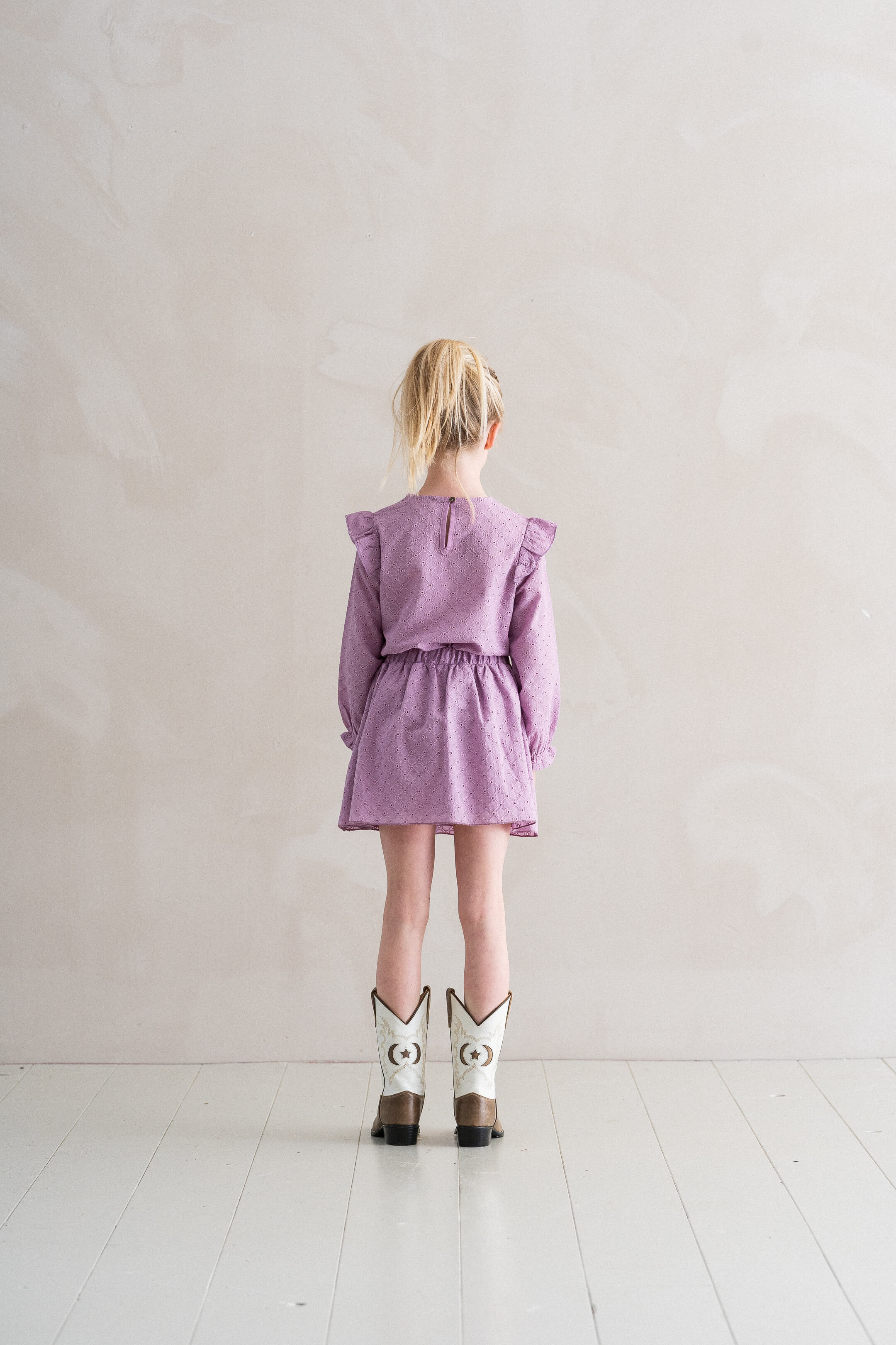 House of Jamie Broidery Tunic Lavenders