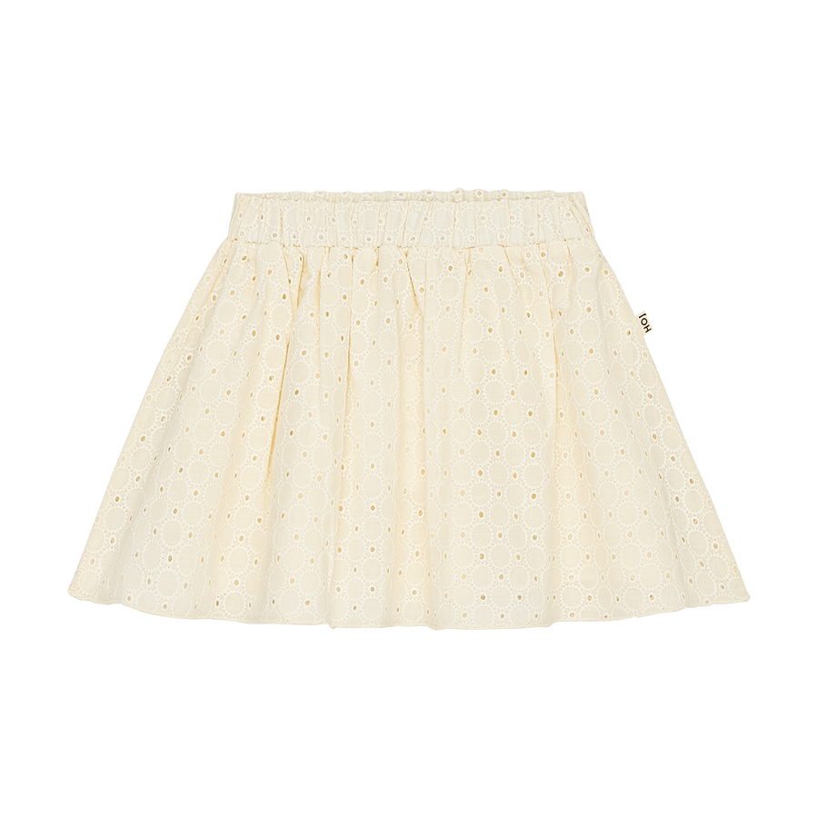 Broidery Skirt Creme