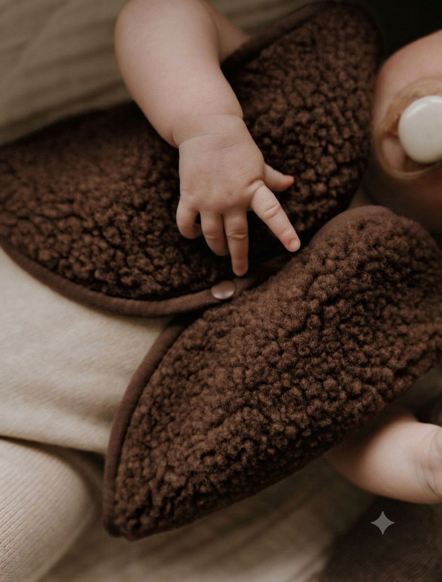 Baby bodywarmer choco