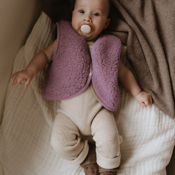 Baby bodywarmer lila