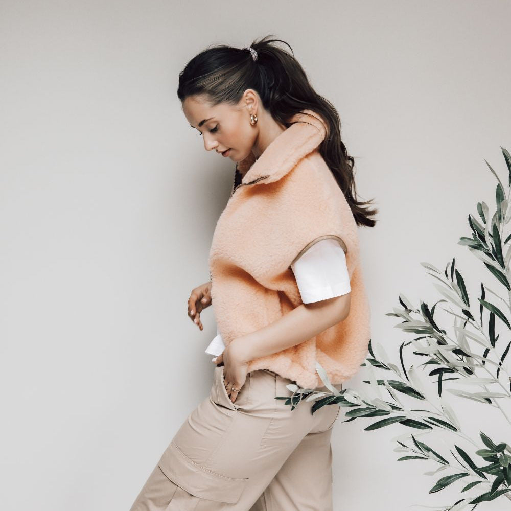 Alwero bodywarmer isla light detail aan zijkant