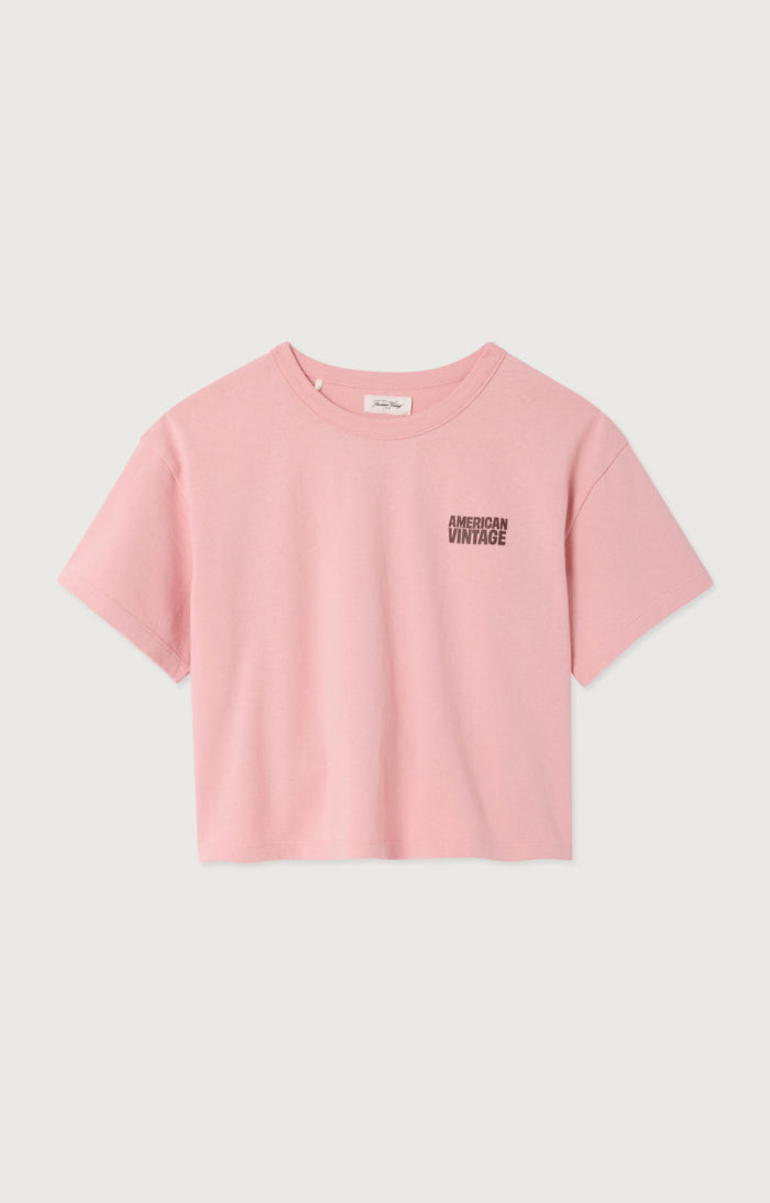 Voorzijde Tshirt smoothie rose