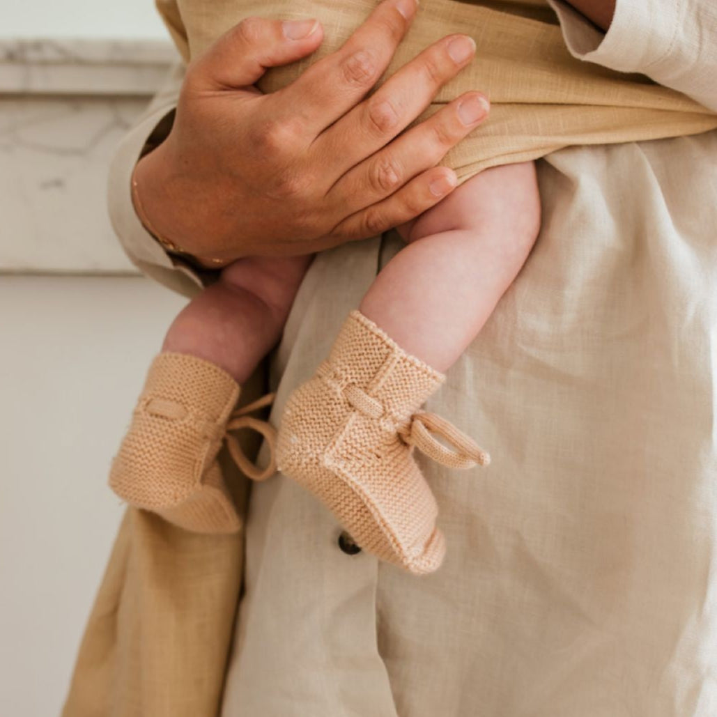 Booties apricot lifestyle