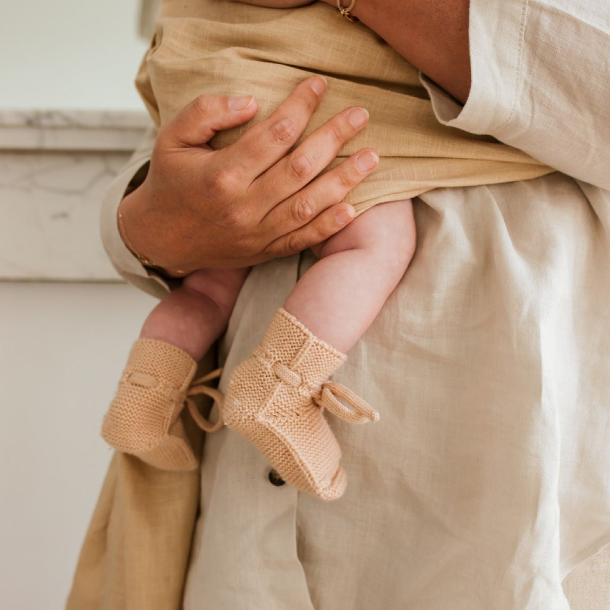 Booties apricot lifestyle