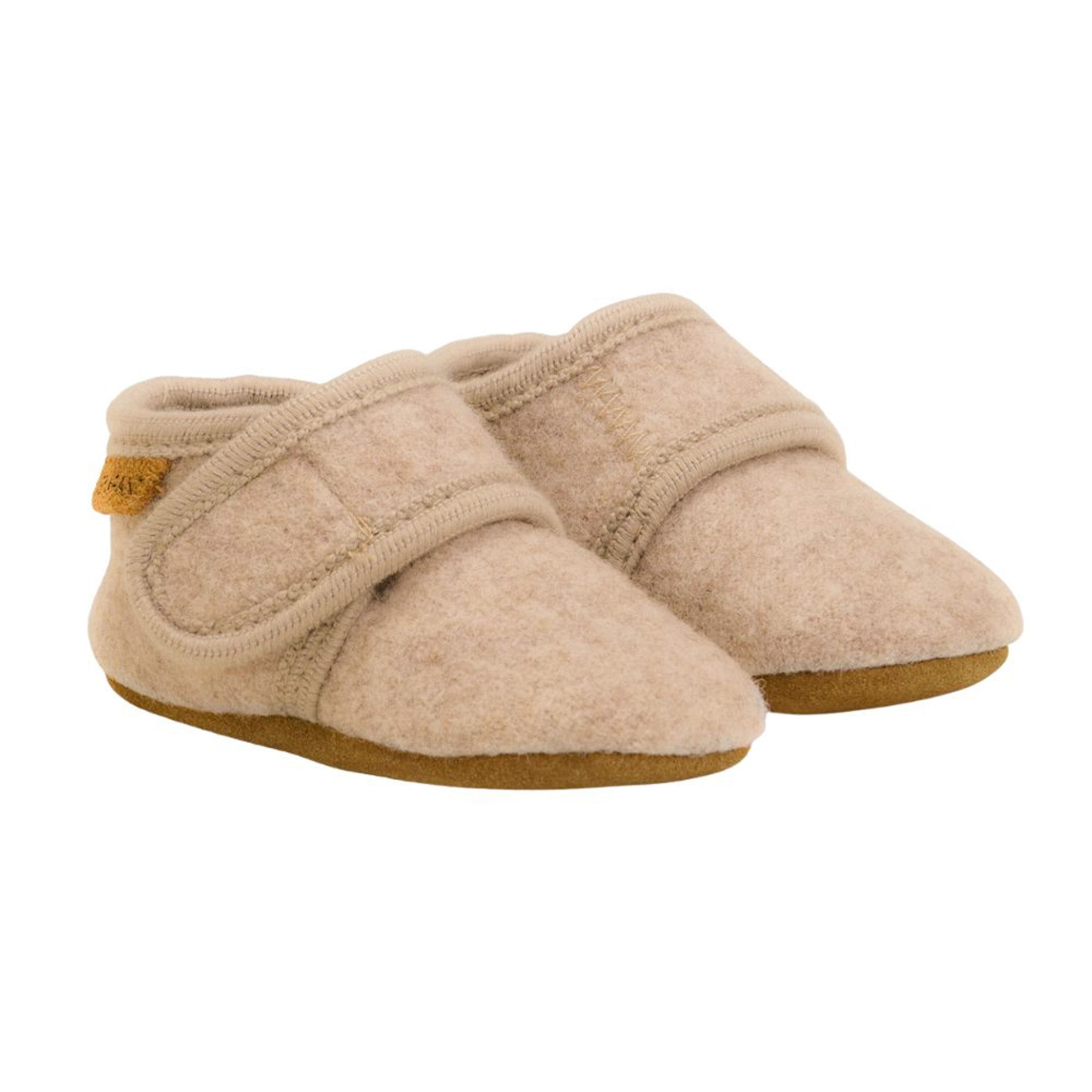Babyslofjes wool beige limited edition