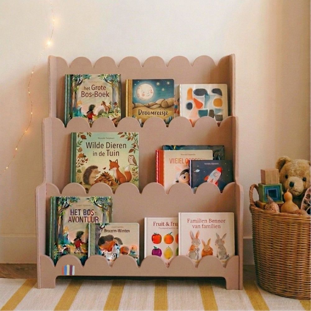 PRE-ORDER Boekenrek vintage sesame