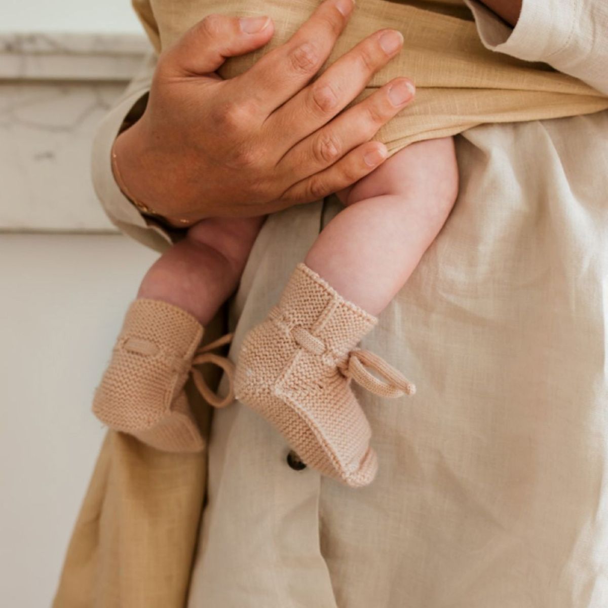 Booties apricot