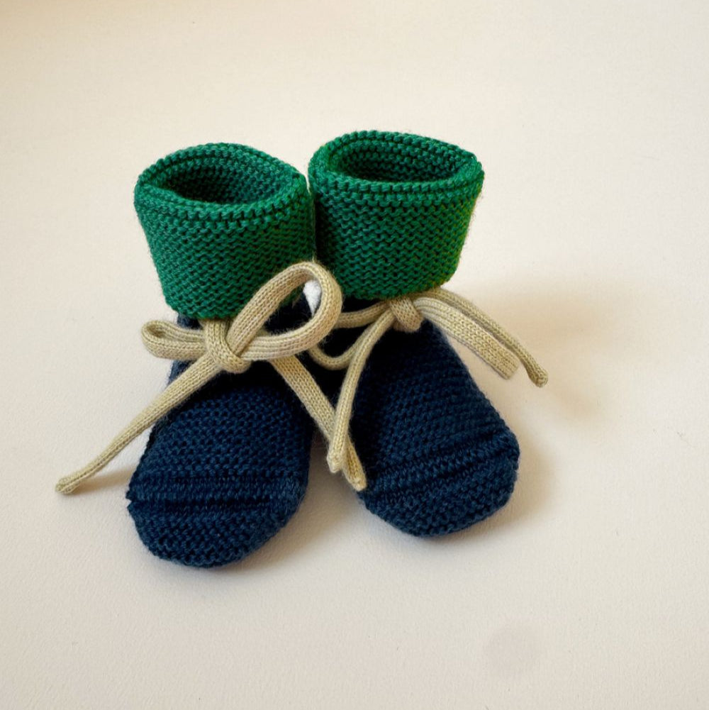 Booties blue grass