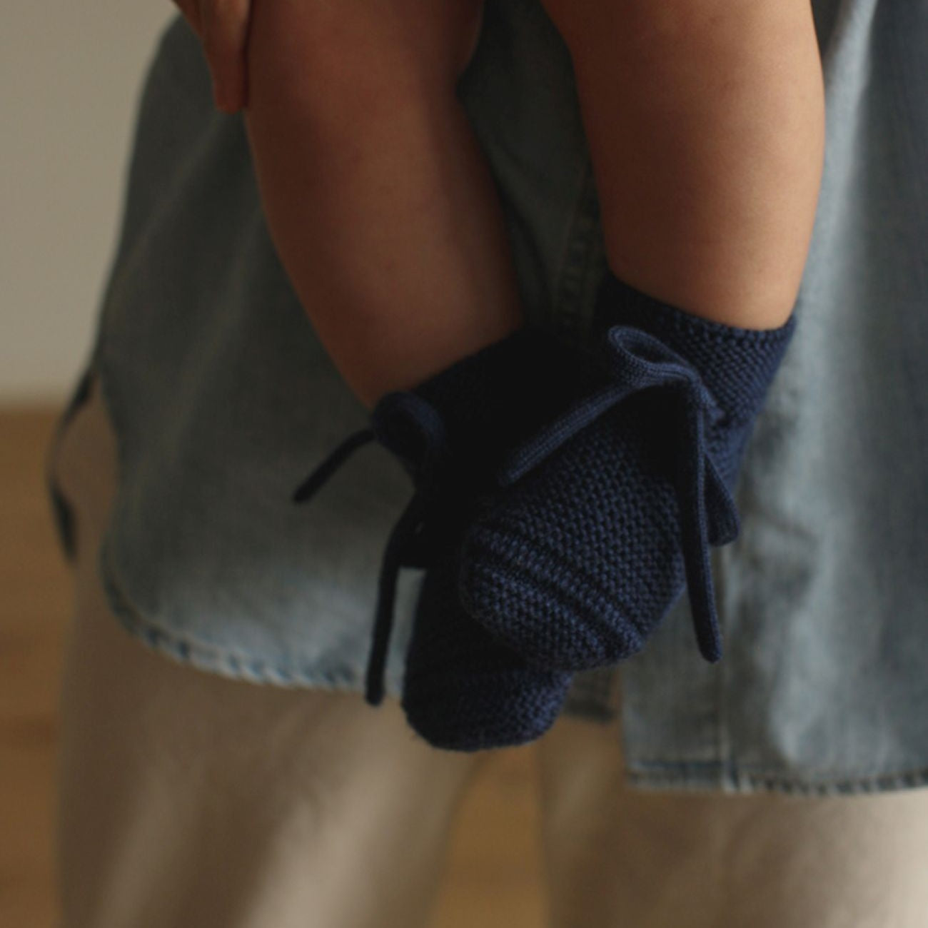Booties donkerblauw