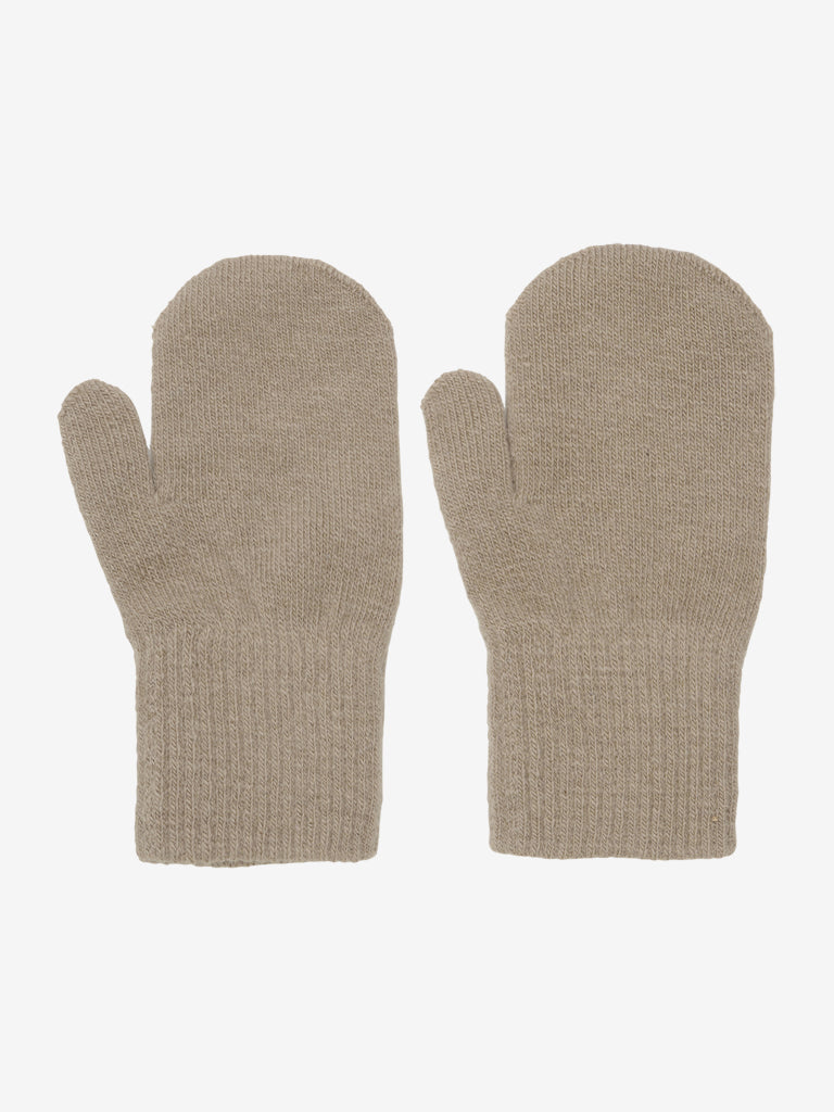 Wollen wanten beige