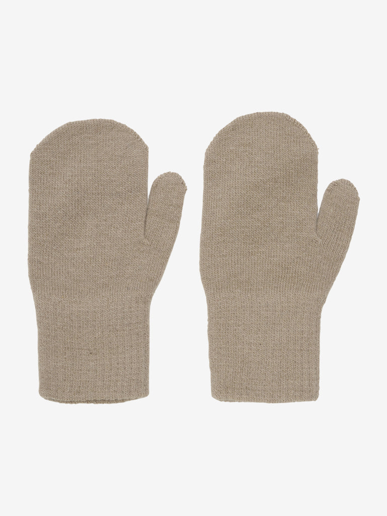 Wollen wanten beige